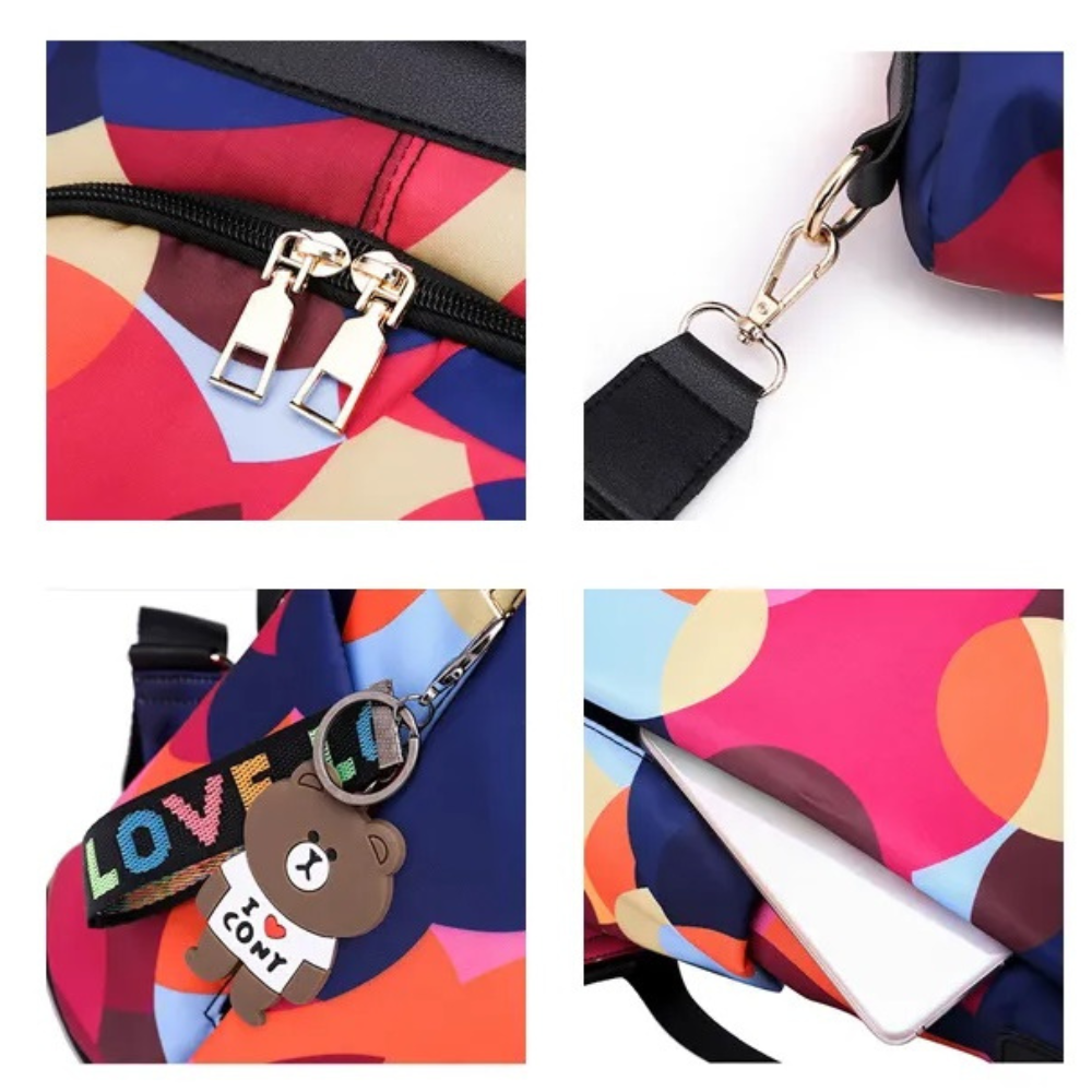 Mochila Mujer antirrobo Con Llavero